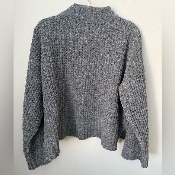 Altar’d State Large Gray Soft Turtleneck Women's Sweater - Picture 6 of 7